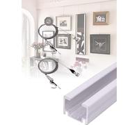 Sistema di sospensione per quadri da soffitto con binari e cavi per esposizione galleria e poster