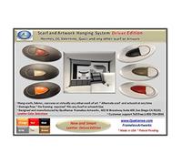 Sistema di sospensione per sciarpe e opere d'arte Deluxe Leather Edition