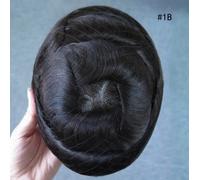 Sistema di sostituzione dei capelli da uomo pelle sottile toupee parrucche re...
