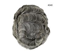 Sistema di sostituzione dei capelli da uomo pelle sottile toupee parrucche re...