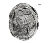 Sistema di sostituzione dei capelli toupee da uomo parrucche in pizzo frances...