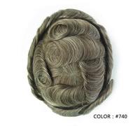 Sistema di sostituzione dei capelli umani della pelle sottile da 0,08 mm per ...