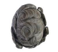 Sistema di sostituzione dei capelli umani della pelle sottile da 0,08 mm per ...