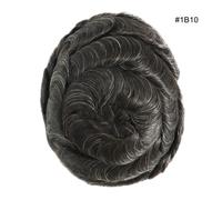 Sistema di sostituzione dei capelli umani Toupee da uomo 0,08 mm pezzi di cap...