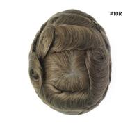 Sistema di sostituzione dei capelli umani Toupee da uomo naturale tutti i pez...