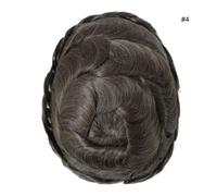 Sistema di sostituzione dei capelli uomo Toupee Human Remy fine mono center h...