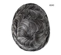 Sistema di sostituzione dei capelli uomo Toupee Human Remy fine mono center h...