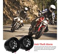 Sistema di speaker Bluetooth per motociclette, 4x3" a 4 canali, FM, USB, AUX, telecomando, impermeabile
