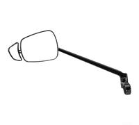 Sistema di specchietto retrovisore per bicicletta con base regolabile e lenti convesse per una maggiore visibilità in sella (singolo sinistro)