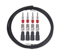Sistema di spurgo dei freni della bicicletta, ago per porta dell'olio per SRAM per Stealth-A-Majig incluso tubo da 2,5 m Olive Head Inserti viti di serraggio (D)