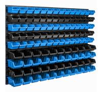 Sistema di stoccaggio a muro Tool Wall Shelf Stacking Holder Blu 10 Taglie XXL