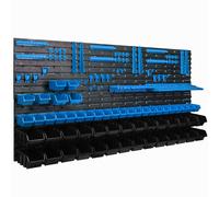 Sistema di stoccaggio Tool Wall Shelf Stacking Boxes ToolWall Blu 10 Taglie XXL