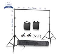 Sistema di supporto per la fotografia della cabina di sfondo supporto regolabile sfondo sfondo Kit per Studio fotografico Chromakey schermo verde