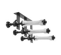 Sistema di supporto per lo sfondo del rullo, sollevatore manuale con 3 ganci e catene, facile da parete e costruzione robusta, per piccoli studi fotografici, home studio e lavori fotografici