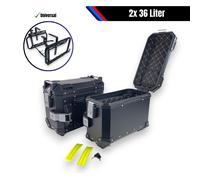 Sistema Di Supporto Per Valigie Da Moto 2x36L Nero & Universale