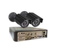 Sistema di telecamere di sicurezza 5MP AHD Camera 4CH 5M-N Kit di sicurezza DVR ibrido 2PCS Metal Bullet Cam IR Set di videosorveglianza esterna impermeabile(1T)