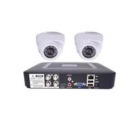 Sistema di telecamere di sicurezza CCTV 4CH DVR Telecamere 2PCS Video sorveglianza 1080P 2MP 4CH 5 in 1 Kit di sicurezza DVR a infrarossi AHD 1200 TVcamera(2ceiling 1080P)