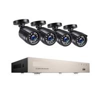 Sistema di telecamere di sicurezza CCTV 8CH 1080P Video DVR esterno da 5 MP con di videosorveglianza giorno/notte 2/4/6/8 pezzi 2MP Telecamera di sicurezza(8CH DVR x 4 Cameras)