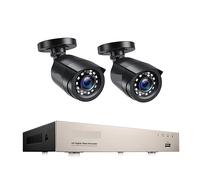Sistema di telecamere di sicurezza CCTV 8CH 1080P Video DVR esterno da 5 MP con di videosorveglianza giorno/notte 2/4/6/8 pezzi 2MP Telecamera di sicurezza(8CH DVR x 2 Cameras)