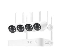 Sistema di telecamere di sicurezza CCTV Wireless 3MP 8CH Tuya Smart NVR IP66 Kit Di Videosorveglianza For Di Sicurezza Con Telecamera Bidirezionale Impermeabile(1 NVR 4PCS CAMERA)