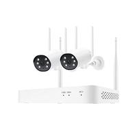 Sistema di telecamere di sicurezza CCTV Wireless 3MP 8CH Tuya Smart NVR IP66 Kit Di Videosorveglianza For Di Sicurezza Con Telecamera Bidirezionale Impermeabile(1 NVR 2PCS CAMERA)