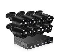 Sistema di telecamere di sicurezza di telecamere di sicurezza CCTV H.265 da 4 MP 8CH POE NVR con telecamera IP Kit CCTV da 5 MP di videosorveglianza IP66 impermeabile(1T)