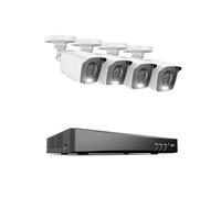 Sistema di telecamere di sicurezza Di Videosorveglianza A Colori 4K Ultra FHD A Colori 8CH 8MP H.265 DVR Con Telecamere CCTV 4K Di Sicurezza Esterna Resistente Alle Intemperie Da 8MP(1T,4pcs cameras)