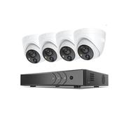 Sistema di telecamere di sicurezza wireless Di sorveglianza HD da 5 MP 4CH 5IN1 H.265 + DVR con kit CCTV for telecamere di sicurezza PIR da esterno resistente alle intemperie 4PCS 5MP(2T)