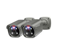 Sistema di telecamere di sicurezza wireless Telecamera IP bullet bidirezionale da esterno 4K 8MP PoE di videosorveglianza H.265 Rilevamento movimento Avviso e-mail
