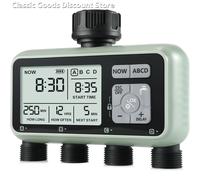 Sistema di temporizzazione dell'irrigazione digitale Temporizzatore dell'acqua a 4 uscite Irrigazione con precisione del giardino Irrigazione automatica Programma regolabile LCD 1pcs