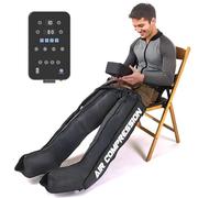 Sistema di terapia a compressione ad aria per il recupero delle gambe, massaggiatore a compressione ricaricabile per gambe, stivali dinamici per recupero rapido e migliore circolazione per atleti (4