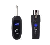 Sistema di Trasmettitore e Ricevitore per Microfono Wireless UHF, Adattatore Audio Wireless XLR Plug And per Uso su Mixer Microfonico e