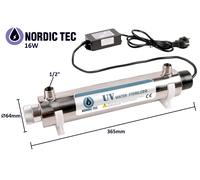 ACQUA STERILIZZATORE, FILTRO Trattamento UV 4-55W, 1-12GPM NORDIC TEC & PHILIPS [EEK: A+++]