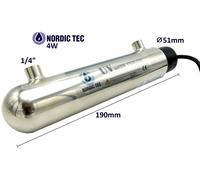 Sistema di trattamento delle acque UV 4-6-11-16-25-30-55W NORDIC TEC / PHILIPS [EEK: A+++]