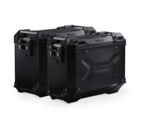 Sistema di valigie in alluminio SW-Motech TRAX ADV - Nero. 45/37 l. Tuareg 660 (21-) / Rally (24-), nero