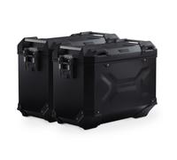 Sistema di valigie in alluminio SW-Motech TRAX ADV - Nero. 45/45L. Royal Enfield Himalayan 450 (23-)., nero