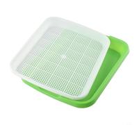 Sistema di vassoi a 2 strati per la coltivazione di microgreens e per germogli senza terreno utilizzando o metodi di asciugamani di carta