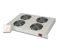 Sistema Di Ventilazione Con Termostato Montaggio Frontale In Armadi 19 Con 4 Ventole