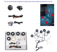 Sistema di ventilazione universale per seggiolino auto 12V Interruttore di controllo rotativo a 6 stadi Comodo kit integrato per cuscino di lusso