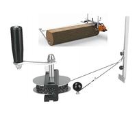 Sistema di verricello manuale con ancoraggio a leva, kit per verricello resistente per tagliare tronchi fino a 6 m, leggero e portatile