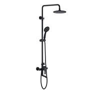 Sistema doccia a pioggia, set di rubinetti ad alta pressione a parete con soffione a e soffioni a mano