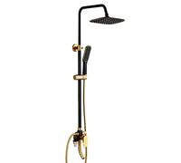 Sistema doccia, set di rubinetti per doccia a parete con sede a 3 modalità 3 in 1 portatile e pioggia, vasca a manico e kit di rivestimento per doccia per vasche per piastrelle pareti animali