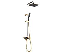 Sistema doccia, set di rubinetti per doccia a parete con sede a 3 modalità da 2 in 1 in 1 in doccia da portata e pioggia, vasca a manico a manico e kit di rivestimento doccia per bagno