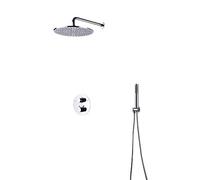 Sistema doccia termostatico doppio, set in ottone da 10 pollici o 8