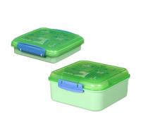 Sistema Expressions Lunch, 1,25L Bento + 450ml Sandwich, set porta pranzo, design 'Dinosauro'