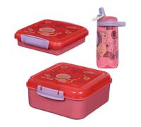 Sistema Expressions Lunch, Bento da 1,25L + 450ml Sandwich + 500mL Easy Sip, set di lunch box e bottiglia, design 'Kitty'