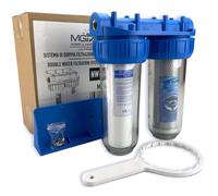 SISTEMA FILTRO ACQUA CARTUCCIA FILTRAZIONE NW-BR10B3 1/2'' 20,67 MM 2 STADI H2O