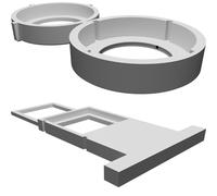 Sistema Filtro Luce Polarizzata per Microscopio Leitz Laborlux S Polarizzatore