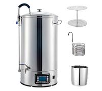 Sistema for birrificio Domestico, bollitore in Acciaio Inossidabile da 30/40/60 Litri con Controllo LCD e Turbo Chill, Sistema di birrificazione Elettrico, Controllo della Temperatura a 7 stadi(70L)