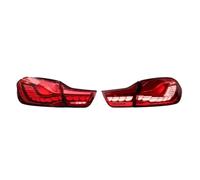 Sistema frenante Compatibile Con BMW Per La Serie 4 M4 Per GTS F32 F36 F82 2014-2022 Fanale Posteriore Dinamico Indicatore Direzione Gruppo Luci Posteriori Per Auto(Red)